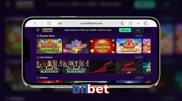 Main screen of Bilbet ios page for PK players